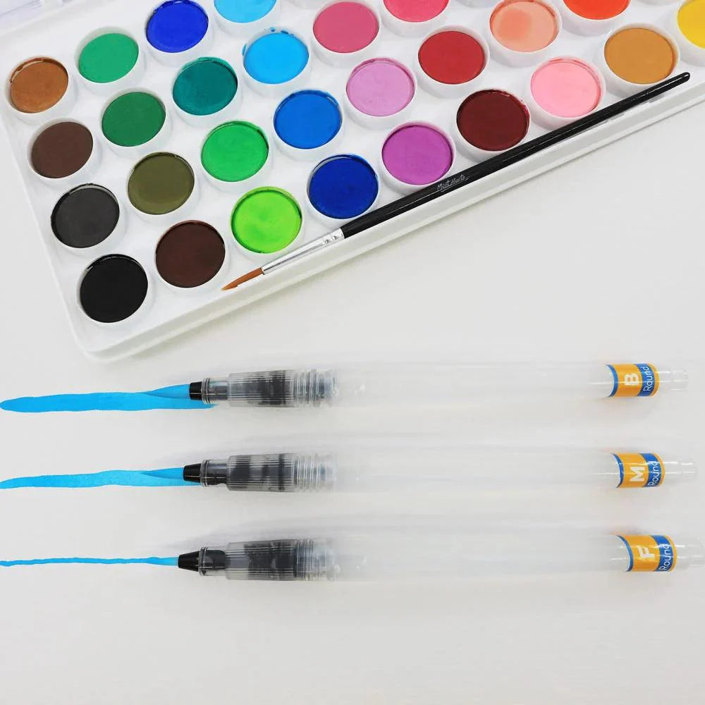 Water Brush Set Signature 3pc - Mont Marte - ArtSupplies.nz