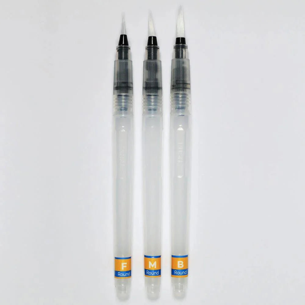 Water Brush Set Signature 3pc - Mont Marte - ArtSupplies.nz